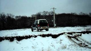 vitara front-rear locker on snow