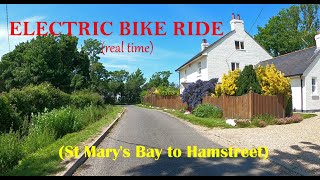 Electric Bike Ride (real time)                                  (st mary's bay to hamstreet)