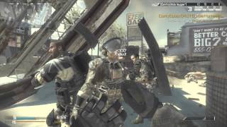 Call of Duty Ghosts Amazing Knife Triple Kill