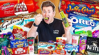 TRYING THE WEIRDEST CHRISTMAS FOODS FROM SUPERMARKETS