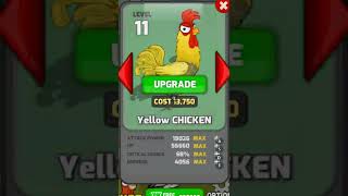 upgrading yellow chicken to maximum