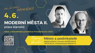 [pozvánka1] MODERNÍ MĚSTA: PRAXE STAROSTŮ II - Město a podnikatelé