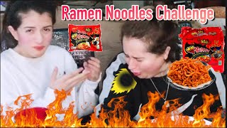 RAMEN NOODLE | 2X SPICY RAMEN NOODLES CHALLENGE WITH MY FAMILY 🌶🔥