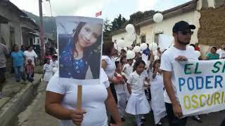 Apaneca exige justicia para Fernanda