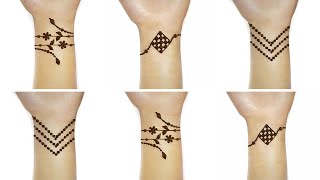 Simple bracelet mehndi design| Easy bracelet mehndi design| mehndi design| mehandi ka design|