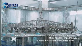 High Capacity 15000BPPH Bottled Water Filling Machine