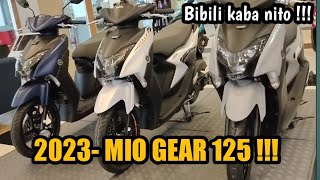 2023 Mio Gear 125 S VERSION, specs, features and color na pwede pag pilian.