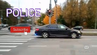 *Hi-Lo* Unmarked police making a traffic stop in Tallinn