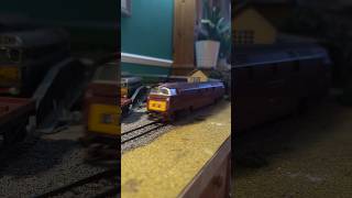 The western courier takes a large passenger train around the waterfall mine line #hornby #shorts