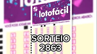 Resultado Lotofácil 2863 - 14/07/2023