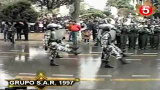 Desfile en Potosí año 1997: Efectivos Policiales