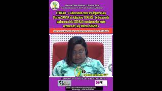 Altercation entre les députés Guy Marius SAGNA et Adjaratou TRAORÉ : Communiqué de la CEDEAO