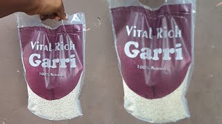 Garri packaging with customized stand up pouch