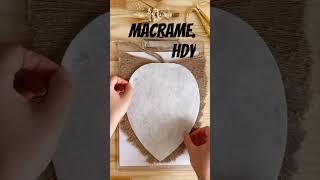 macrame  leaves tutorial #motivation #tutorial #macrame #viral #ytshorts