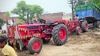 PART=2 दोबारा फिर तीन ट्रैक्टरों ने निकाली ट्रॉली #mahindra #video  #tractor #viral  #tuchan