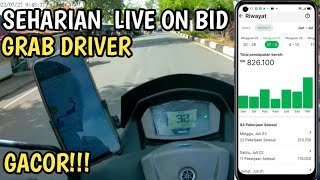 Live On Bid Grab Driver ‼️Seharian Nyari Orderan | Driver Banda Aceh