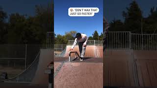 When you wax a rail at the skate park | skateboarding