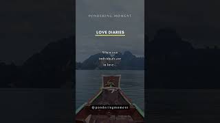 LOVE DIARIES  | #shorts #love #relationship