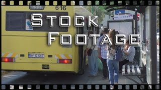 Free Stock Footage - Transport - bus, bus stop, bus station