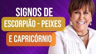 Signos de Escorpião, Peixes e Capricórnio.