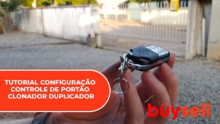 Tutorial  Para Configurar Controle universal 433 de portão Clonador Duplicador