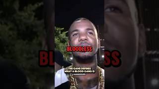 The Game gets pressed on him not being a real gangster #rap #hiphop