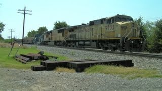 UP 9764 rock train blasting thru Longview, Tx. 10/31/2012 ©