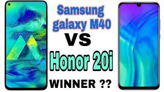 Samsung galaxy M40 vs Honor 20i speed test