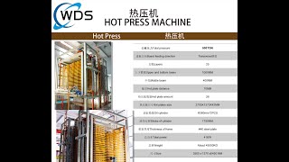 25 Layer Hot Press Plywood Machine operating normally#plywood #plywoodmachine #woodworking #wood