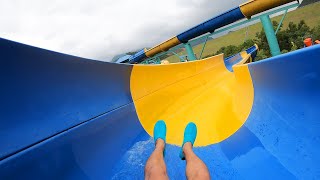 Family Twister Water Slide At Escape Theme Park Penang