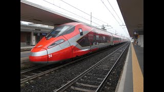 FRECCIAROSSA 1000.34 IN LIVREA POMPEI SUL FR 8806 PESCARA C.LE-MILANO C.LE IN PARTENZA DA FAENZA!