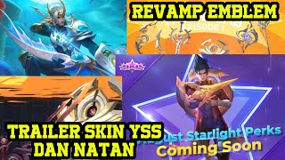 Trailer Skin Epic Yu San Shin, Starlight Natan Dan Revamp Embem - Mobile Legends Bang Bang