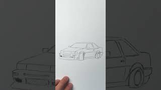 Drift Trueno AE86 Drawing