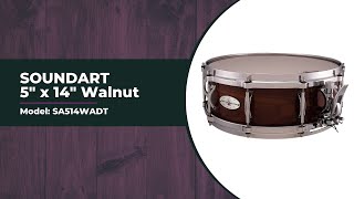 5 x 14 SoundArt Unibody Walnut Snare Drum