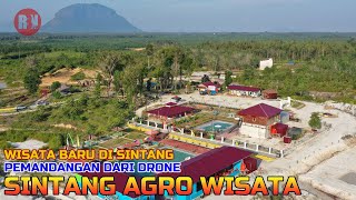 Pemandangan Sintang Agro Wisata dari Drone