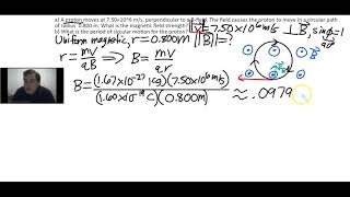 Charged Particle, Circular Motion, Uniform Magnetic Field