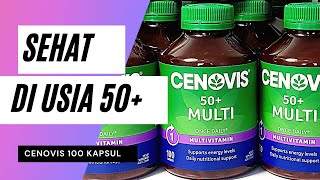 CENOVIS Sehat di usia 50 bersama Vitamin Terlaris Multi-Vitamin 50+ #vitaminuntukusia50 #termurah