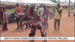 ACROBATIC DANCE DISPLAY AT ORIA KINGDOM OGU FESTIVAL 2024 ..