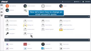 How to change an email accounts quota in cPanel