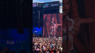 Tyla Performing Water Live at Lollapalooza Show #tyla #water