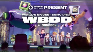 NFT game Sandbox, прохождение карты "Worlds Biggest Demo Drop DJ" | WBDD