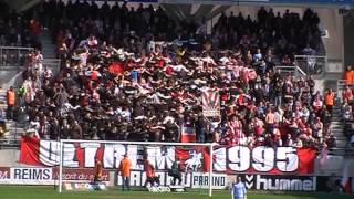 Stade de Reims-Valenciennes, 21/04/2013, la grecque des Ultrems