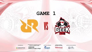 RRQ HOSHI vs GEEK FAM | WEEK 3 DAY 3 | GAME 1