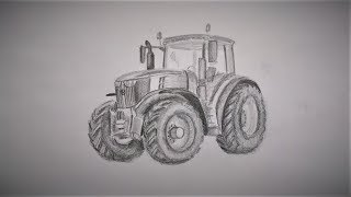 How to draw John Deere