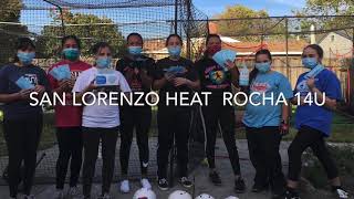 Quarantine softball drills ROCHA 14u SLZ HEAT