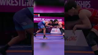 INCREDIBLE 2024 Seniors Asian Freestyle Wrestling Championships Gold Medal Ending / 57 KG