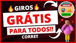 🏃CORRE!! Novos Giros grátis para todos!! Ganhe dinheiro!!