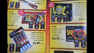 Aldi Fireworks leaflet 2019