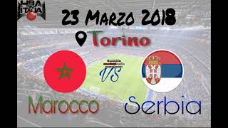 marocco vs serbia  23/03/2018 live