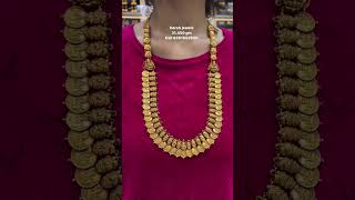 Lakshmi Kaasu Long chain design in 35 grm #gold #jewelleryjewellery #jewellery